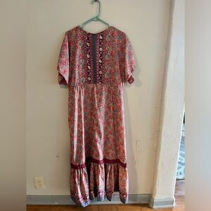 Boho Floral Maxi Dress
